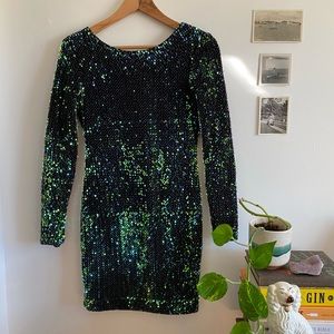 Motel Sequin Bodycon Dress